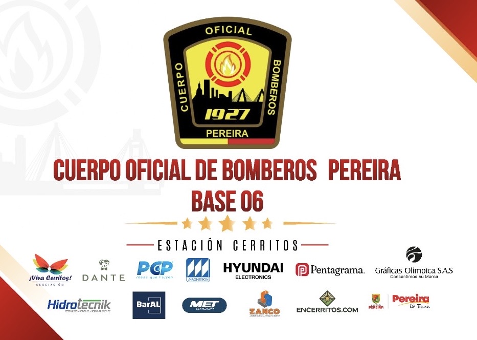 Cuerpo Oficial de Bomberos Pereira · Base 06 Estación Cerritos · empresas aportantes
